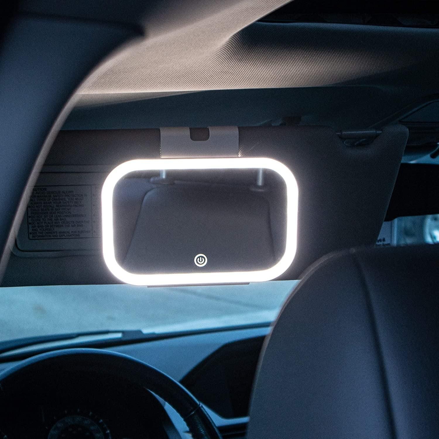 LED Car Visor Makeup Mirror
